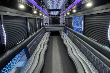 Greeley Party Bus Interior
