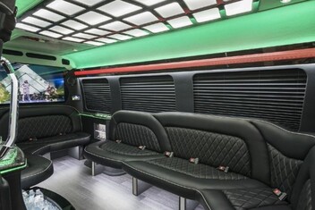 Greeley Sprinter Party Bus Interior