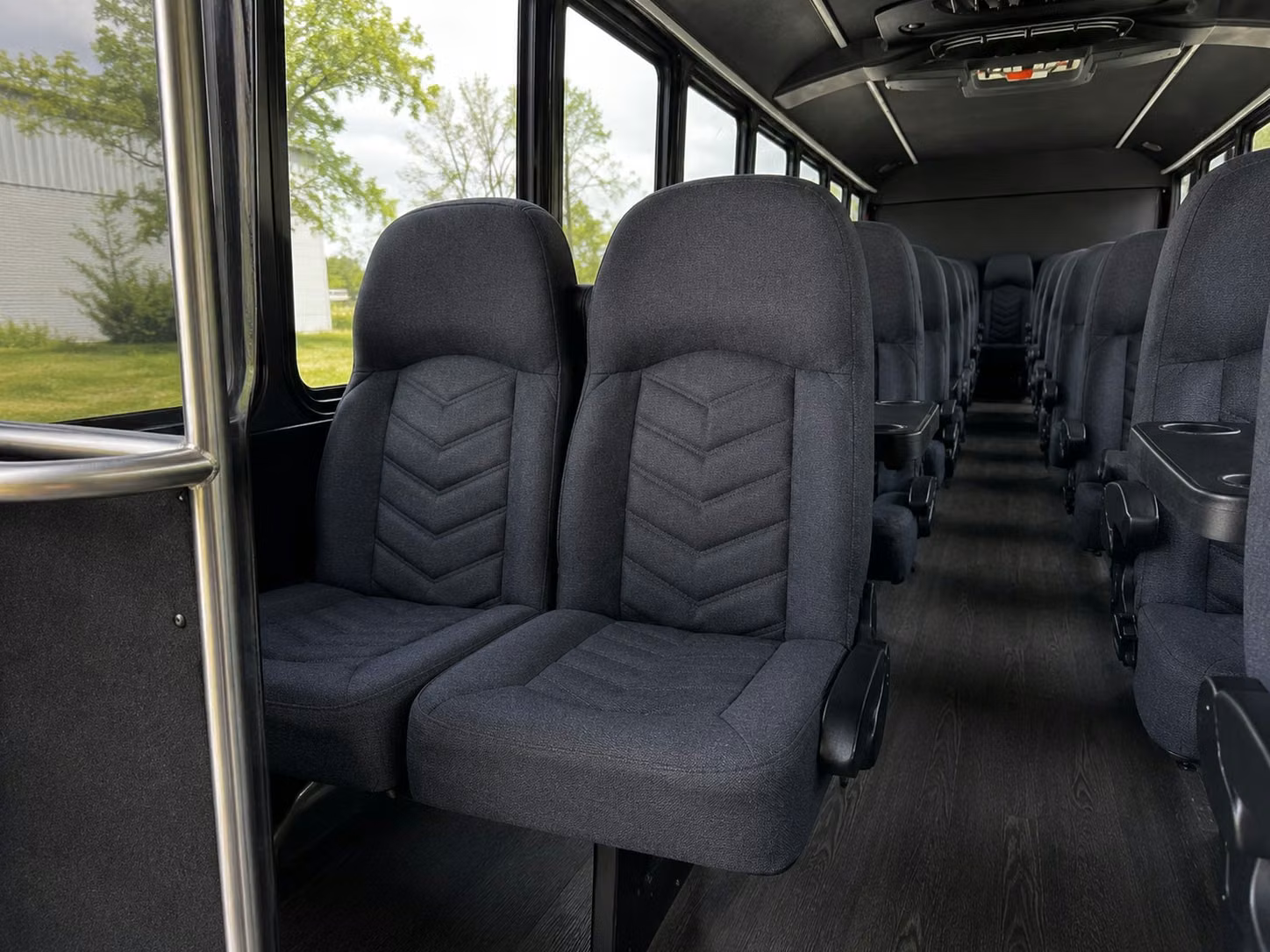 18 passenger minibus interior