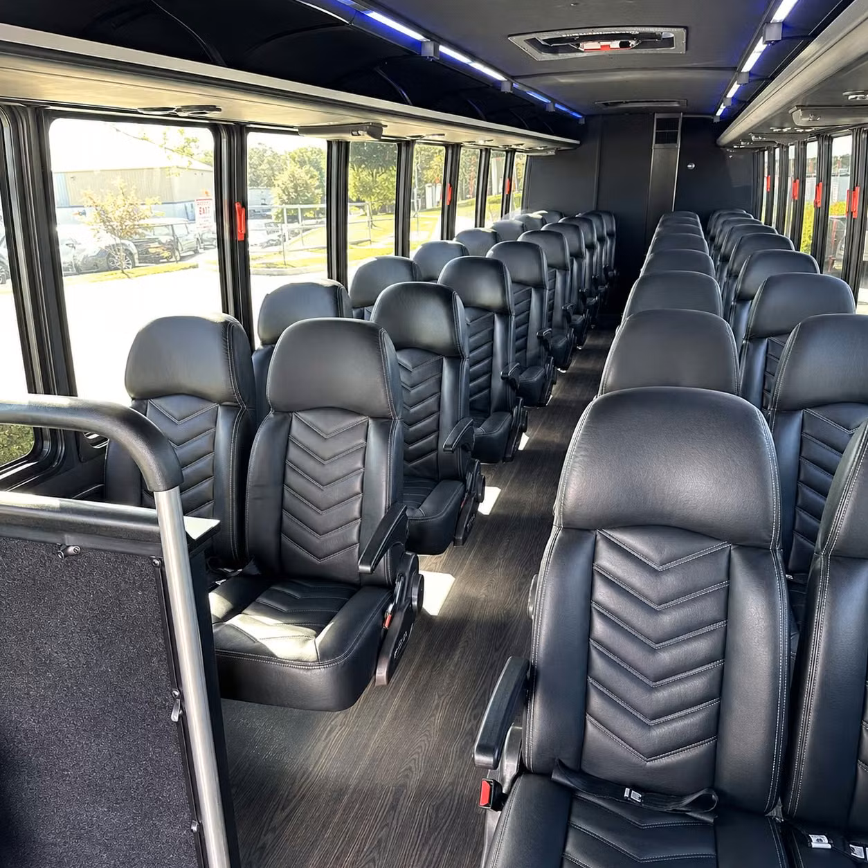 35 passenger minibus inside